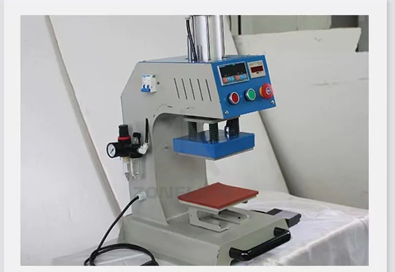 Heat Transfer Press Machine Pneumatic Logo Heat Press Machine Semi