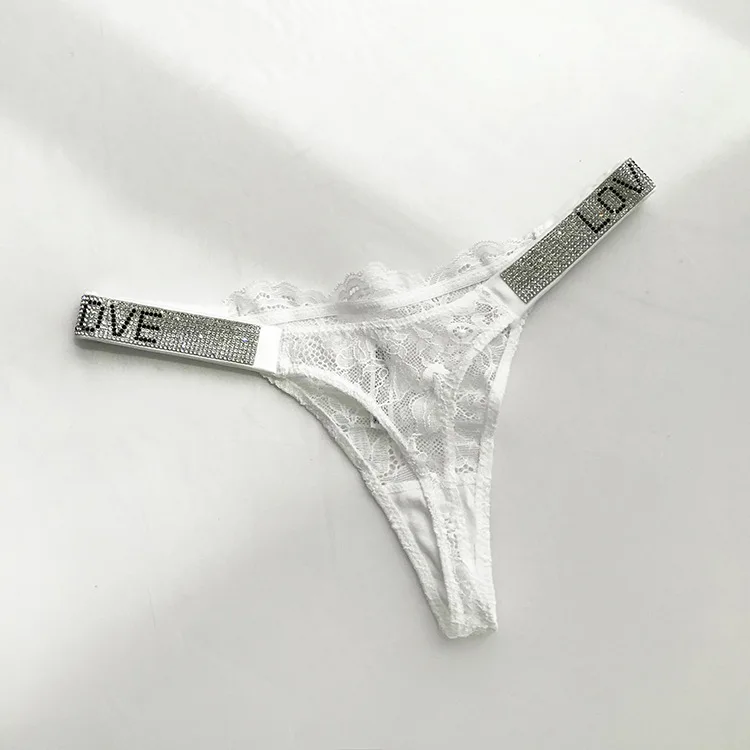 New Style Sexy Panties For Women Shining Jewelry Diamond Thongs And G ...