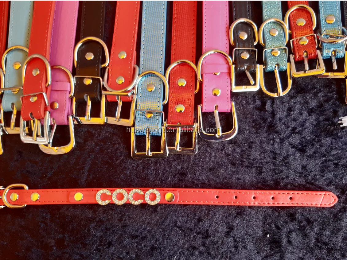 Crocodile Diy Name Personalized Dog Collar With Slide Letter Buy Dog