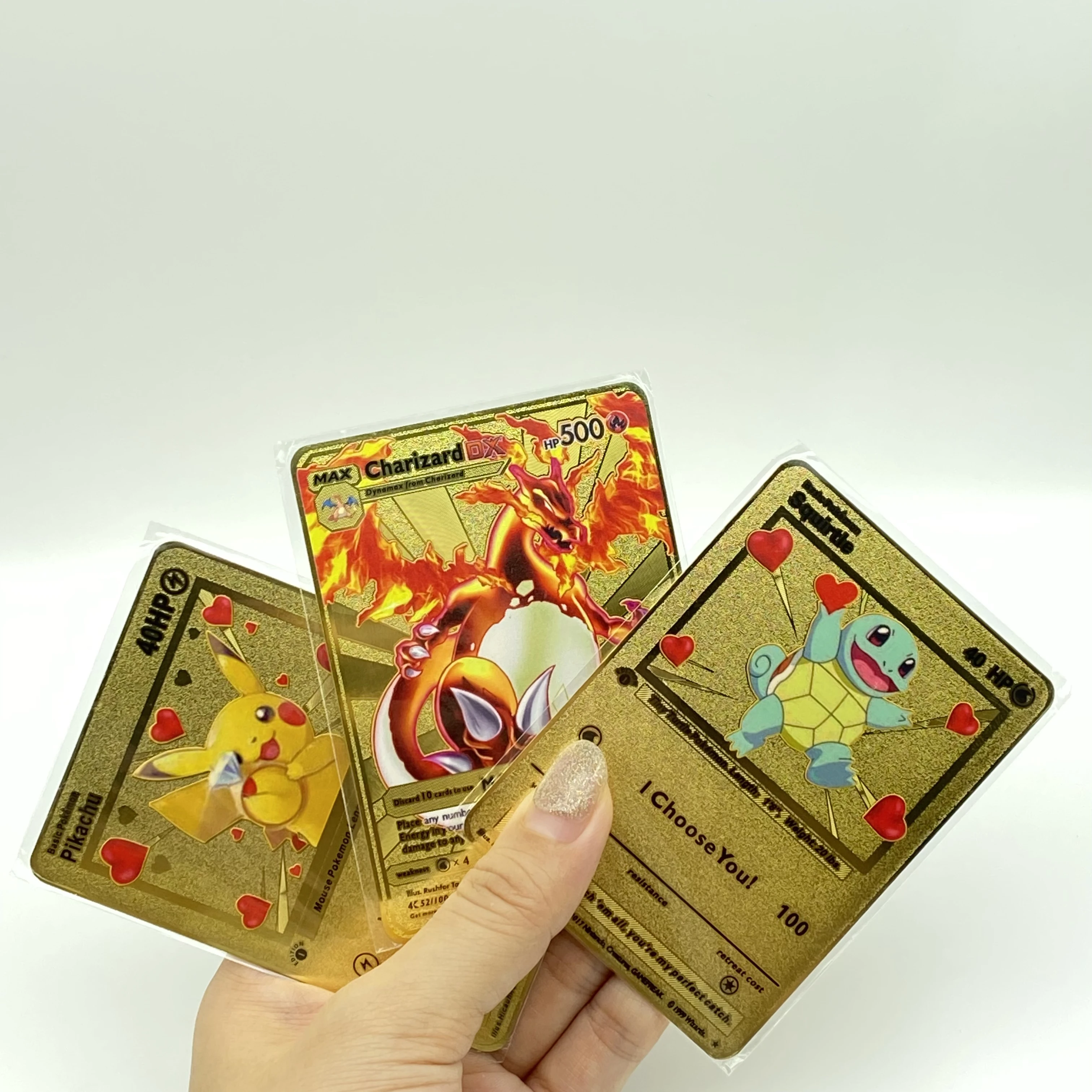 In Stock Gold Metal Card Charizard First Edition New Transaction Card Poker  Metal Table Playing Game Cards| Alibaba.com