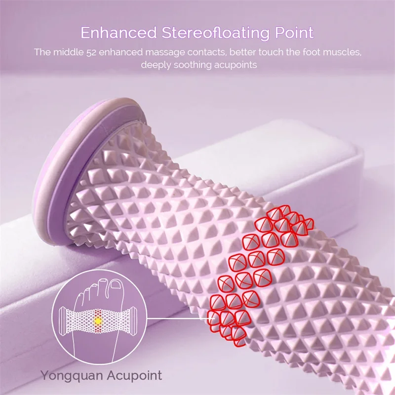 Foot Massage Roller  Plantar Acupressure Relaxation Feet Shiatsu Calf Shaping Massage Tools