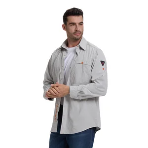 FR Shirts Flame Resistant Shirts NFPA2112 Fire Retardant Electrician Construction Work Wear Shirt for Worker