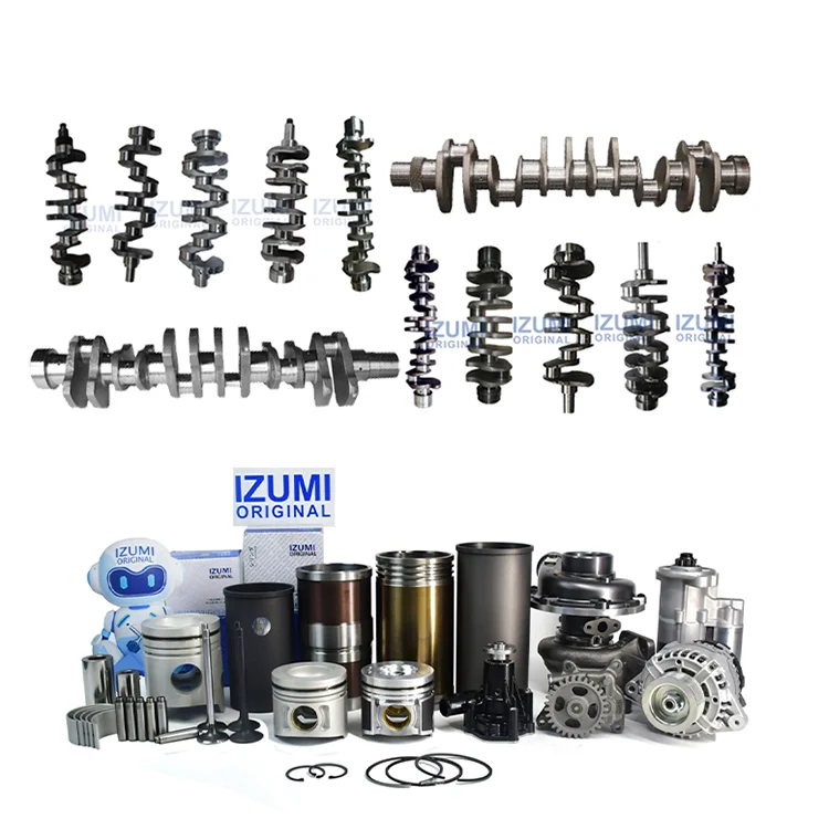 IZUMI ORIGINAL PC22IE Crankshaft High Quality Diesel Engine Parts For Doosan