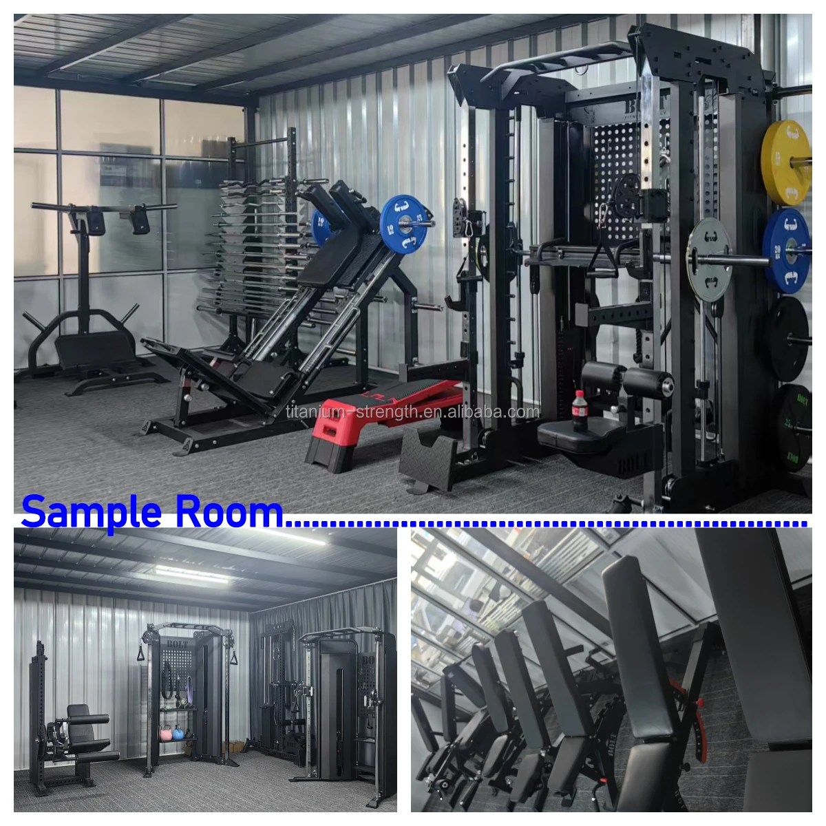 W6150-S1 Gym Strength Equipment Dual Adjustable Pulley System