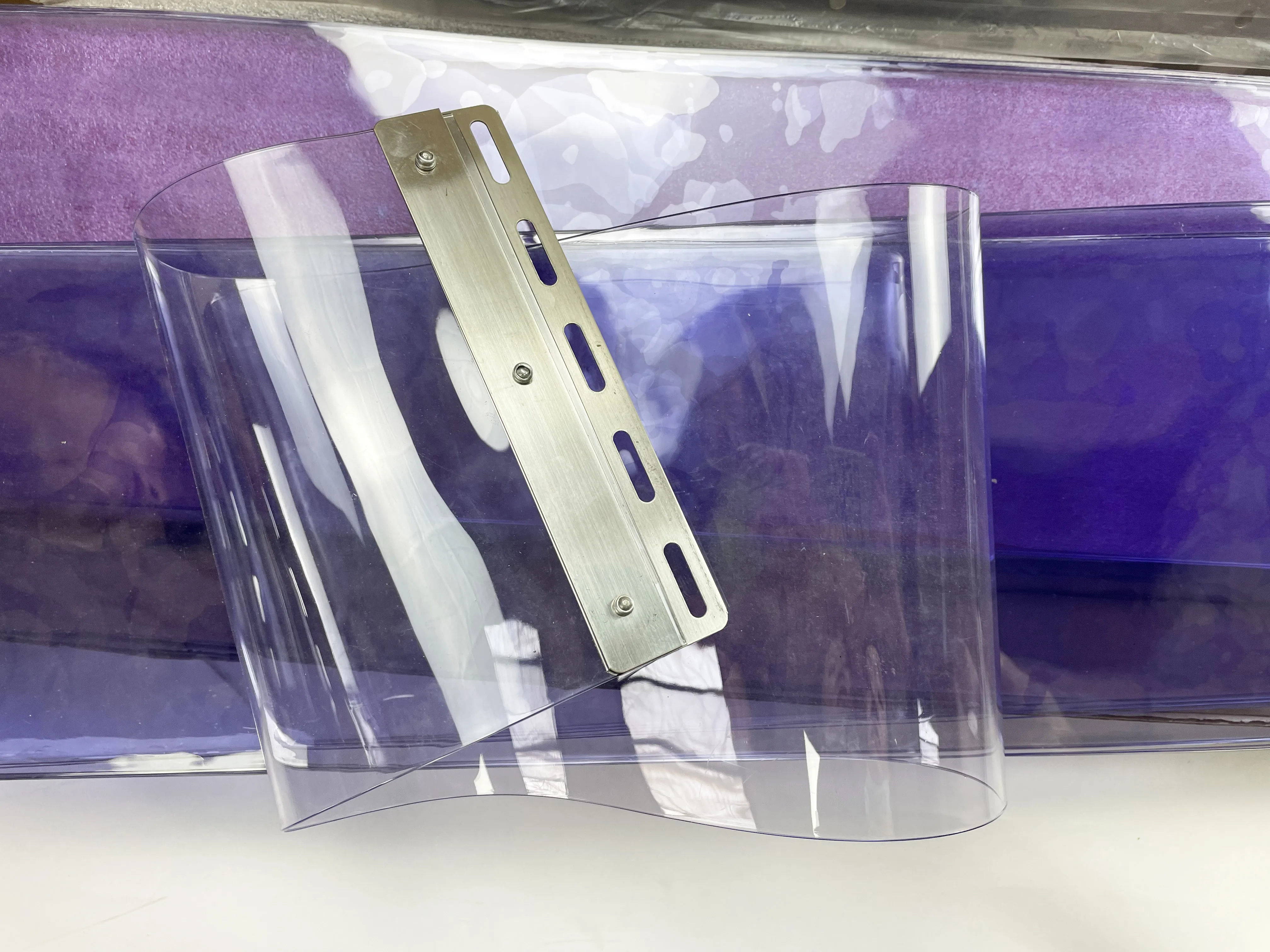 Non Oily Hanging Pvc Curtain Office 1mm 2mm 3mm Pvc Industrial Curtain