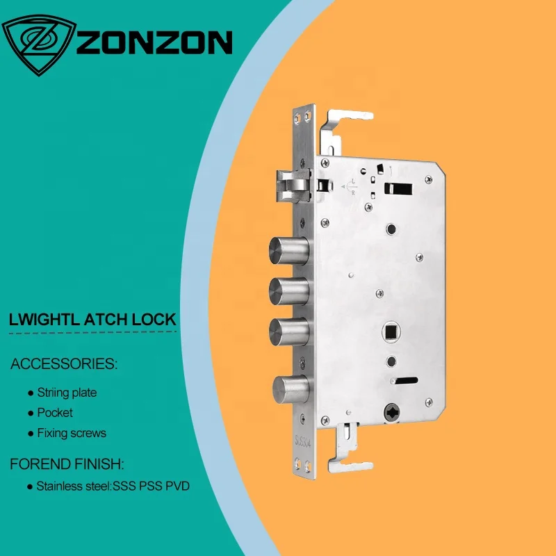 Eu Standard Fullautomation Smart Lock Body Hardware Cylinder Mortise