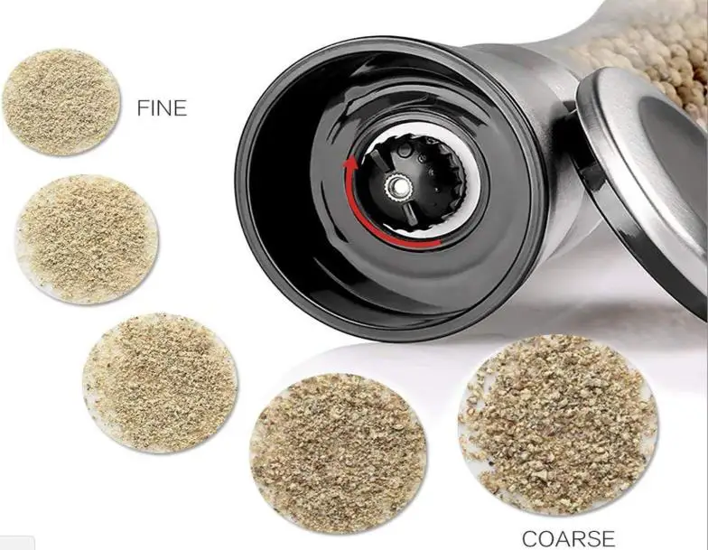 2021 USB Rechargeable Salt & 2rechargeable and Pepper Grinders for