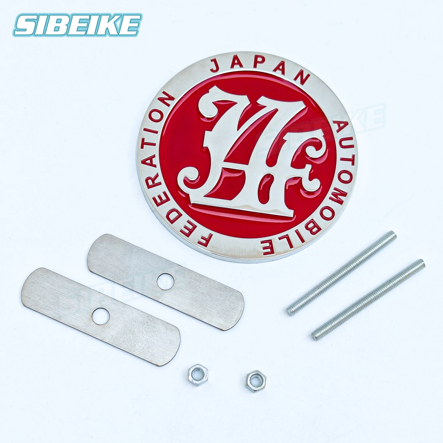 Japan Automobile Federation JDM JAF Metal Emblem Badge for All