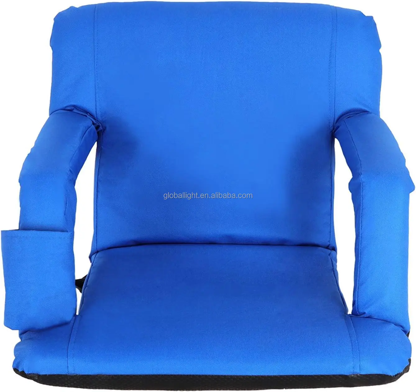 Portable Folding Stadium Seat Stand Chair With Back And Cushion For