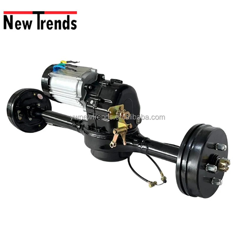 1500w4000w Oil Brake Brushless Rear Axle Assembly For 2 Tons Heavy