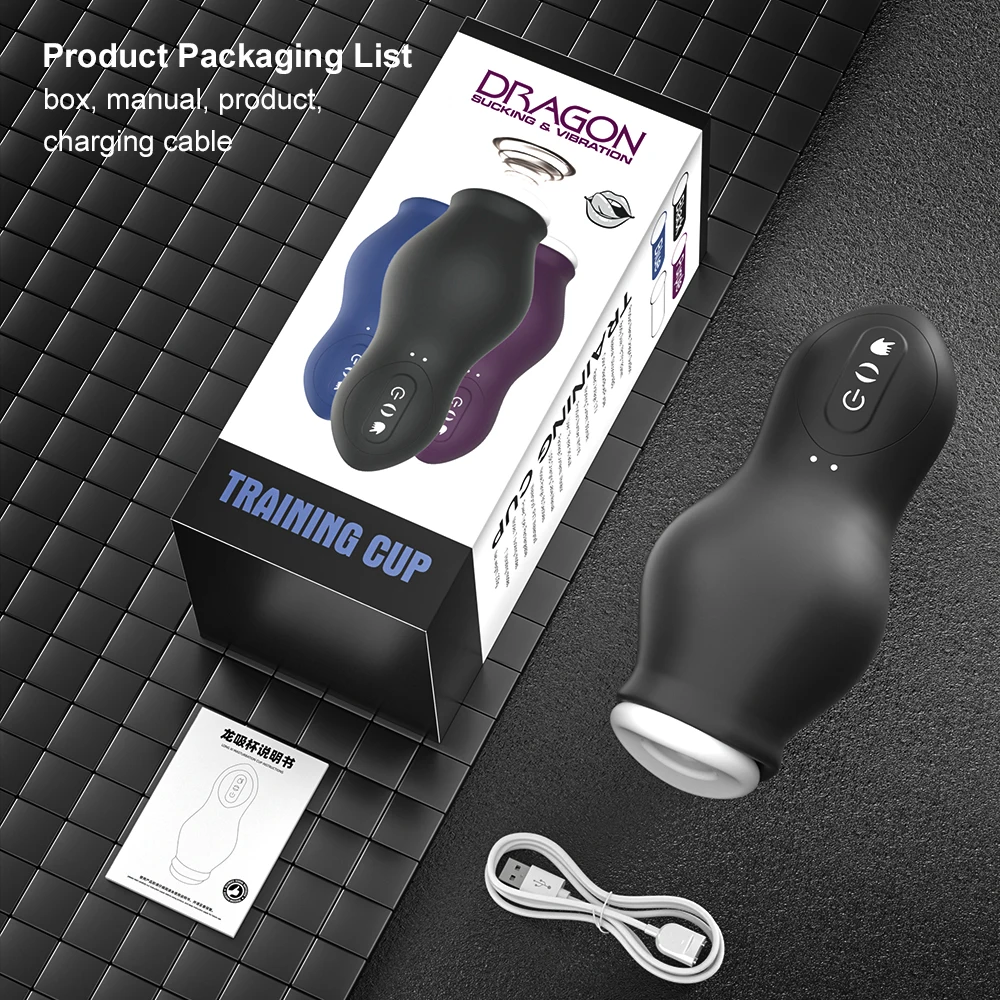 LOVE 2024 Automatic Male Masturbator Powerful Sucking Machine Tongue Licking Stimulation Glans Masturbation Sex Toy for Men