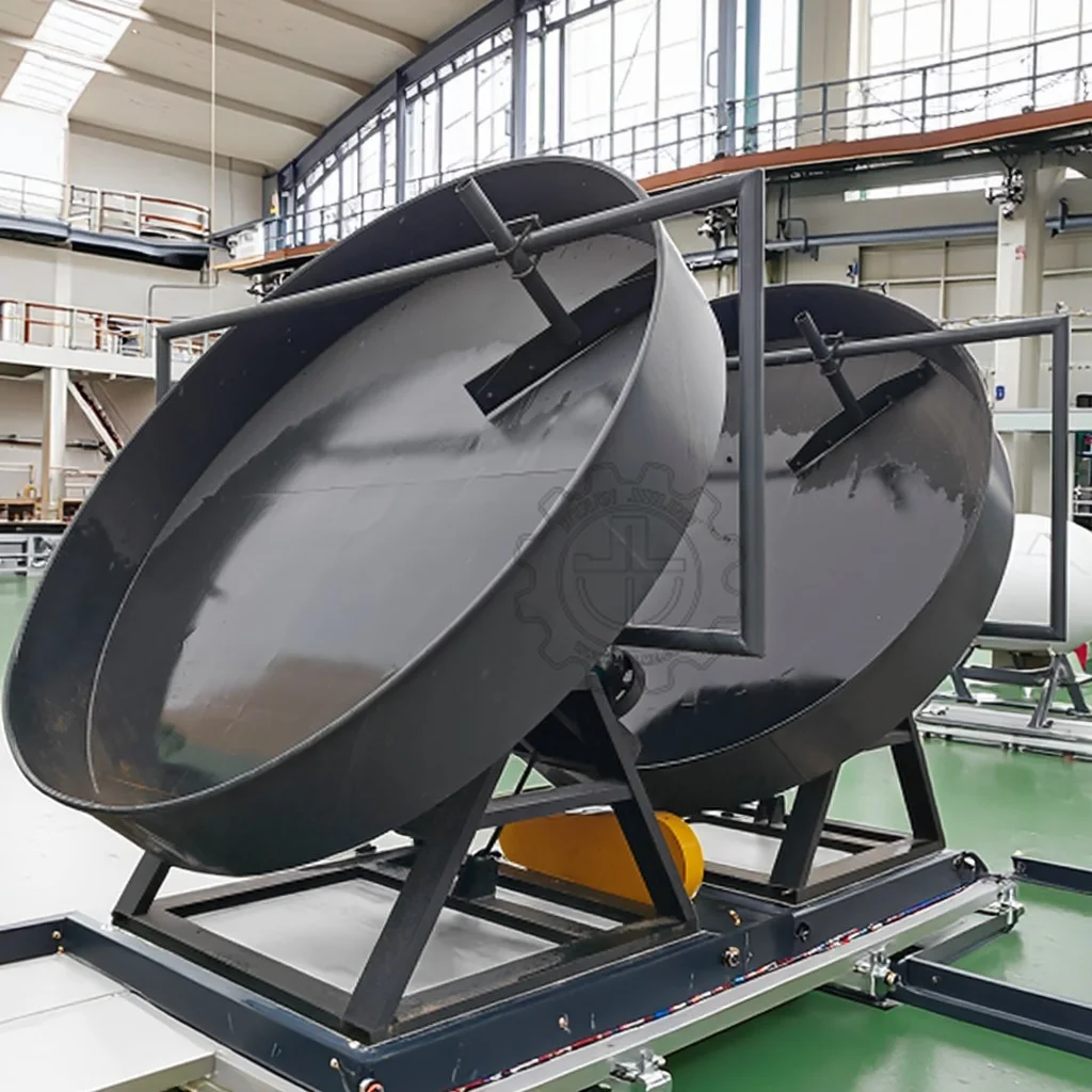 JIULING Factory Orgainic Fertilizer Granulation 200mm Disc Granules Maker Pan Disc Granulator Machine