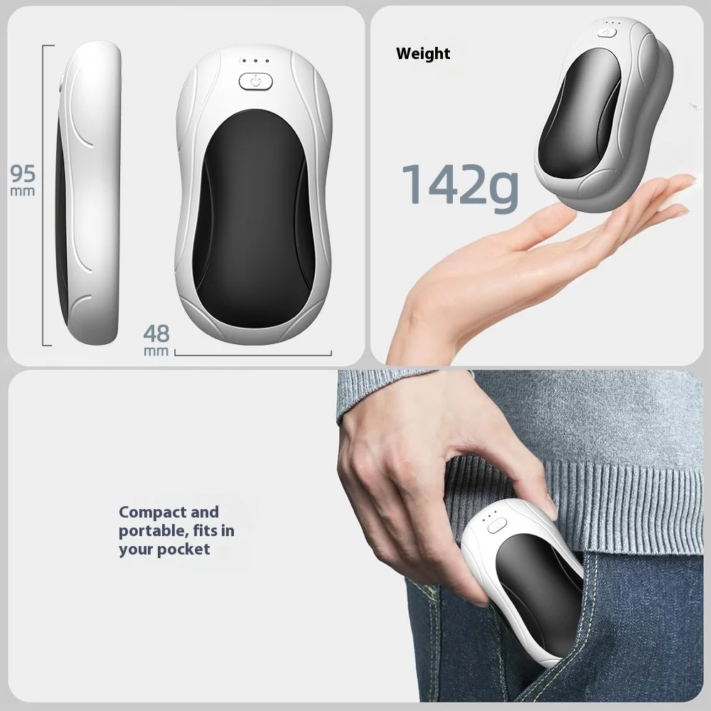 Hand Warmer, Portable, USB, 6000mAh - detail 14