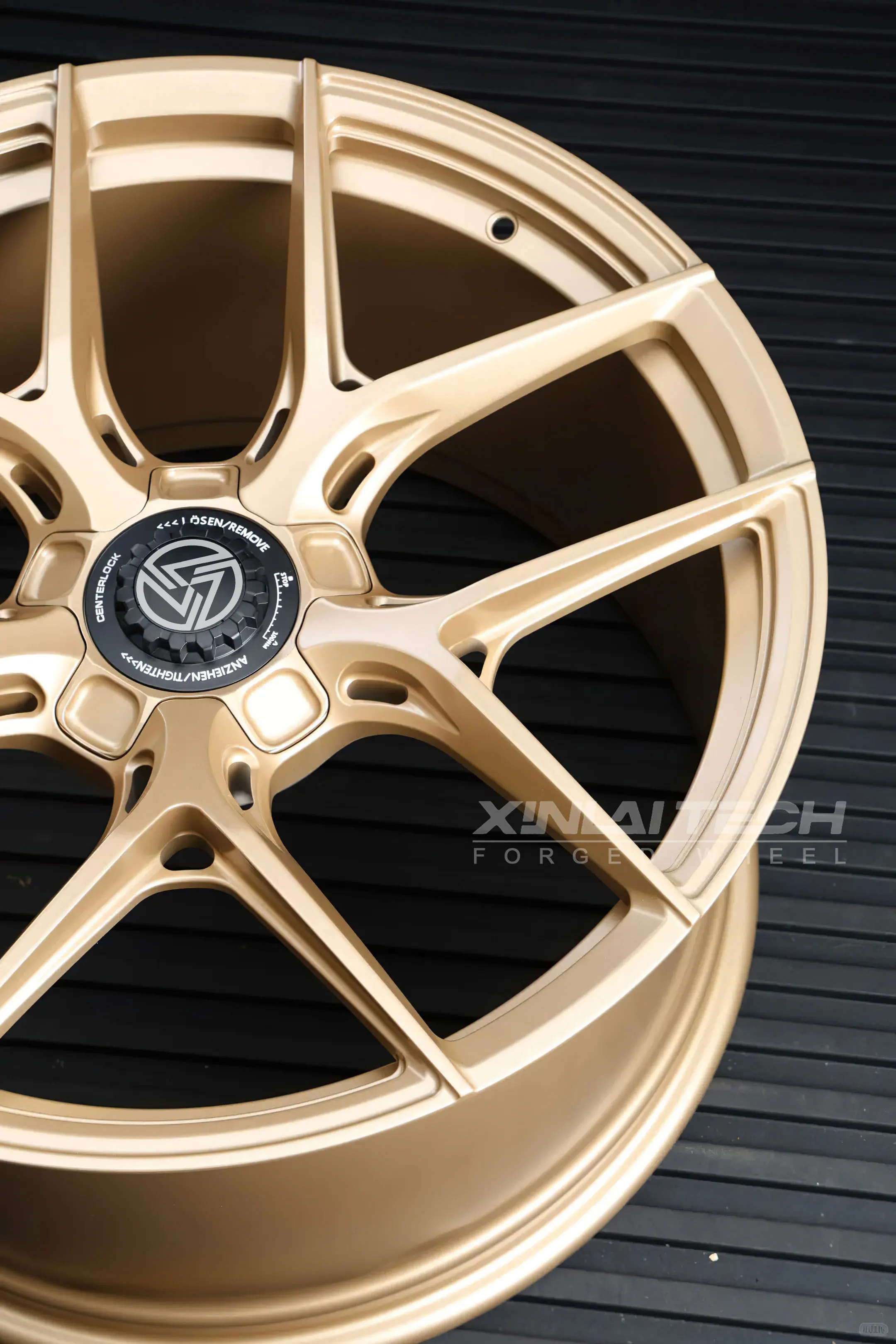 XL Aluminium Alloy Bronze Finished 1-piece Monoblock Custom Forged Wheels Deep Concave 5x120 5x112 5x114.3 Racing Car Wheel - Image 2