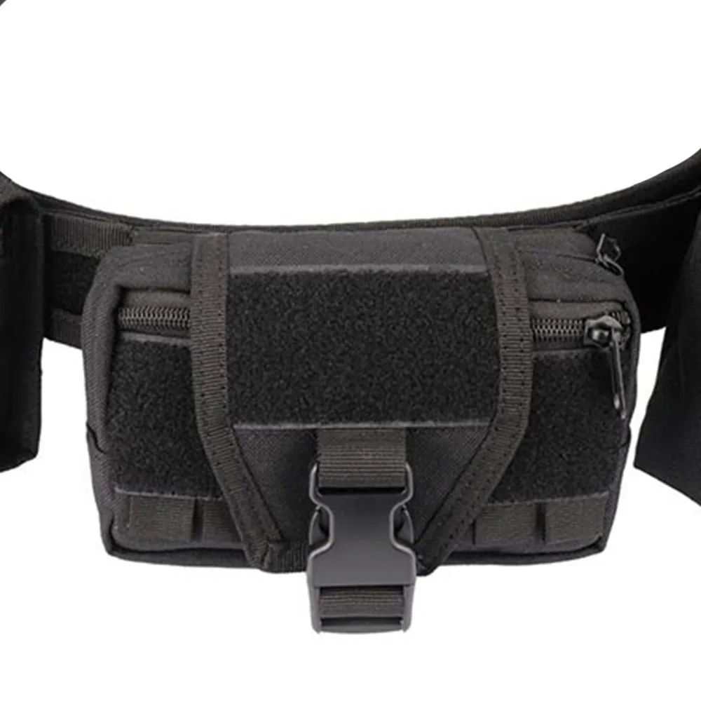 Outdoor Men Tactical Multi Function Heavy Duty Mountaineering High Density Material Belts Utility Belts with Pouches