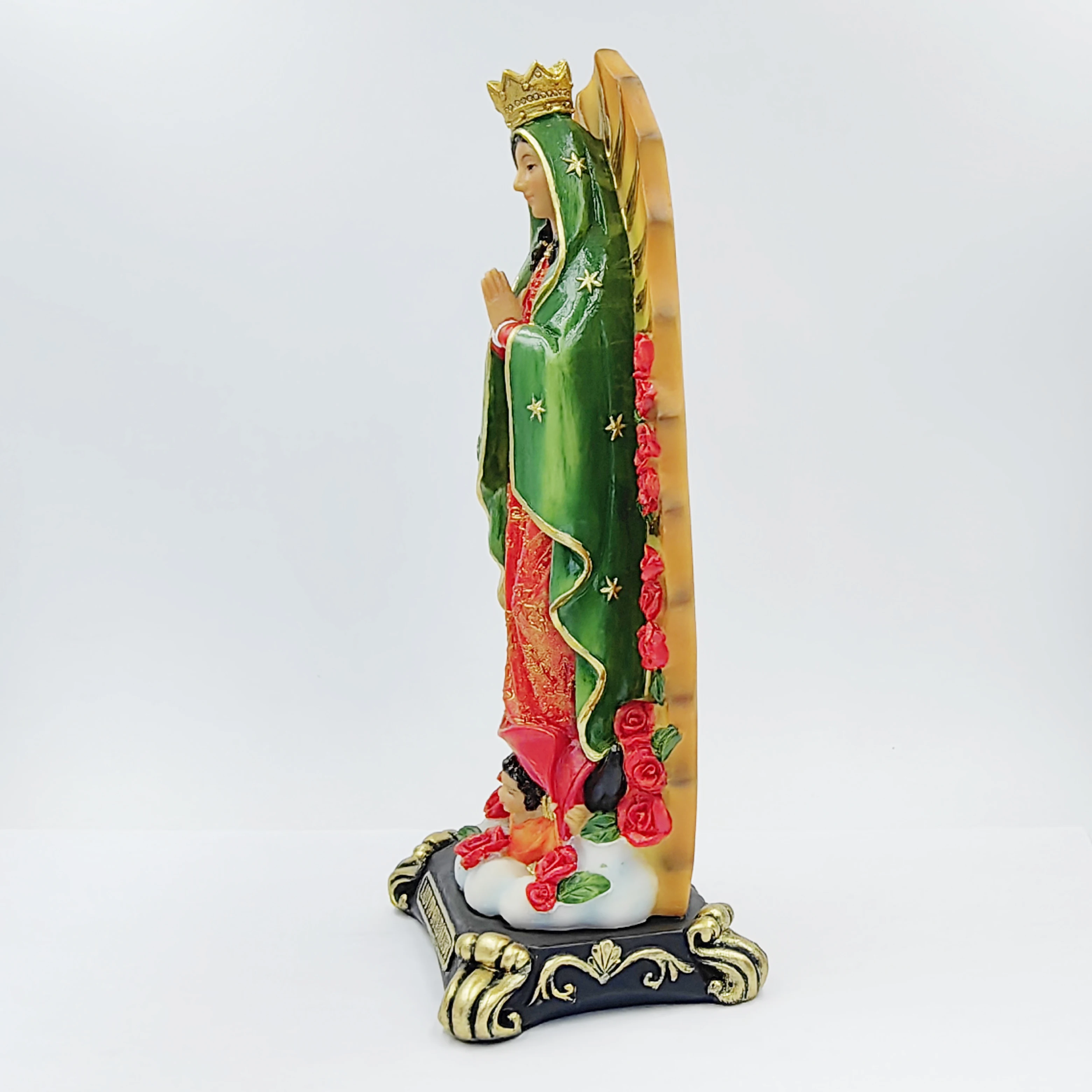 Wholesale Custom Resin Our Lady Of Statues Virgen De Guadalupe Statue