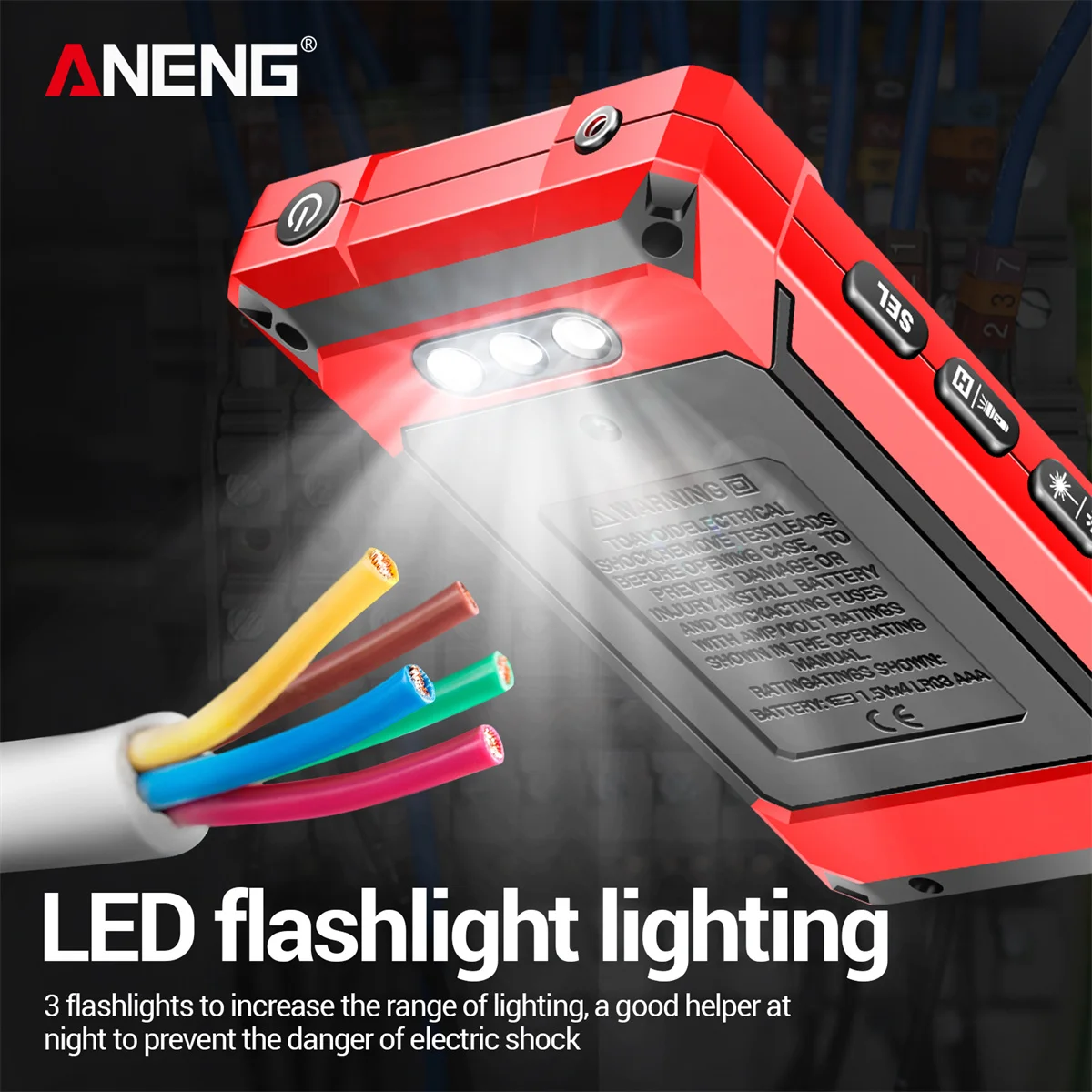 BINTA Digital Multimeter Auto-Range - Professioneller Spannungsprüfer Mit NCV