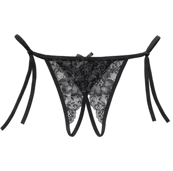 Open front transparent panties Underwear women