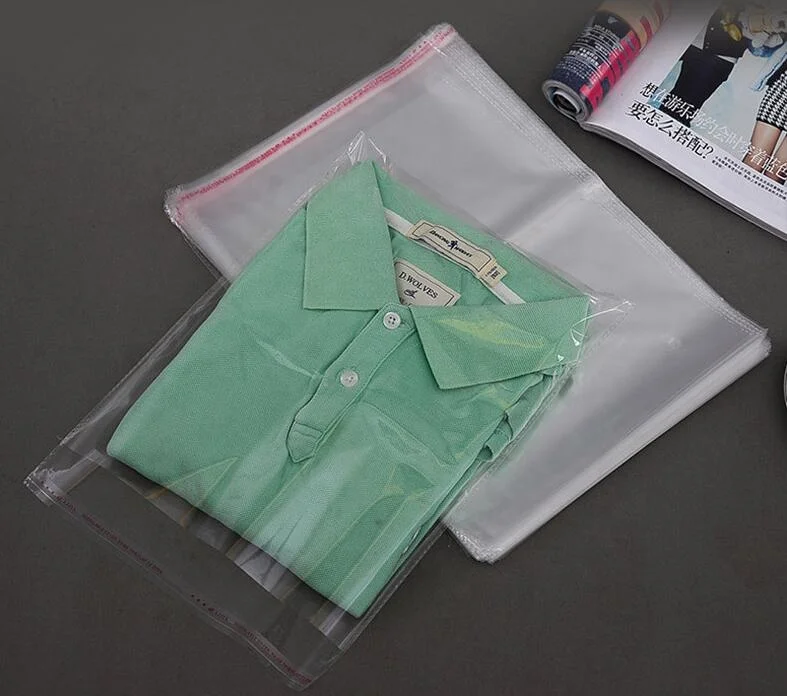Custom Printing Logo Resealable Plastic Self Adhesive clear Opp Bag  for Small Gift Jewelry Earrings Packaging Pouch Bags