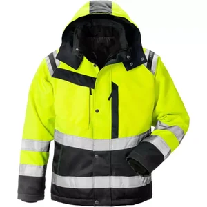 Winter Waterproof Worker Security Clothing Coat Mechanical Men Hi Vis Custom Construction Workwear Reflective Safety Work Jacket