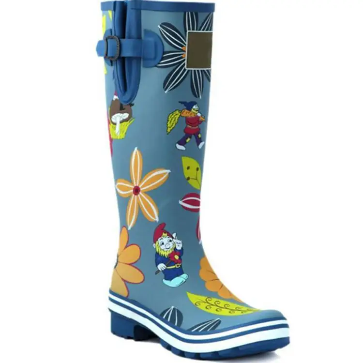 Bottes De Pluie Femme Chelsea En Caoutchouc - Élégantes, Imperméables, Confortables Pour Jardinage, Pluie Et Pêche