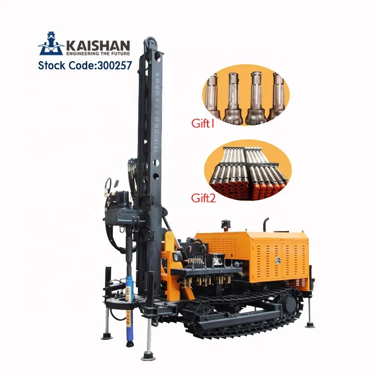 
 Portable Hydraulic 180m Drilling Depth Mechanical Water Well Drilling Machine