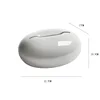 white Water Drop Tissue Box Single Layer