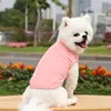 Pure cotton vest, light pink