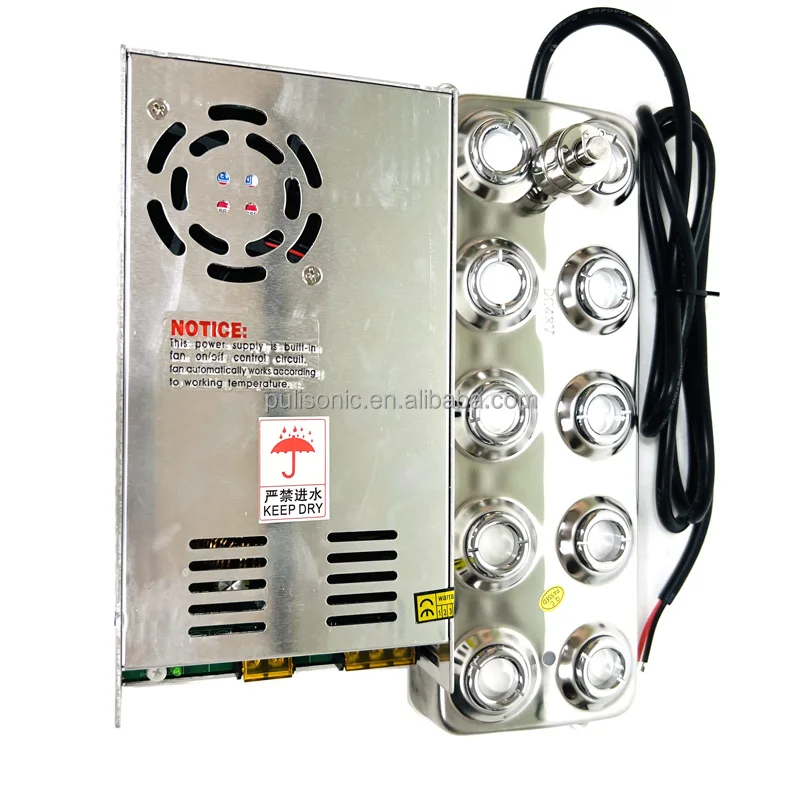 12 Head Light Ultrasonic Humidifier Mist Maker Fogger Water Fountain Pond Atomizer Head Air Humidifier