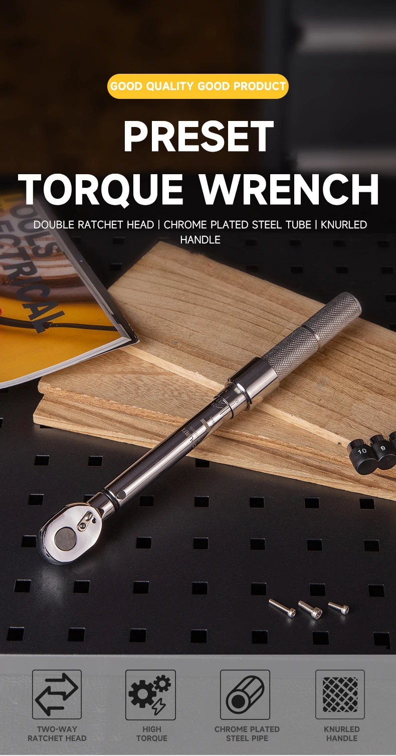 Deli Torque Wrench Preset Adjustable Professional Torque Tool ...