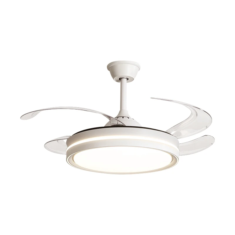 Fabrieksgrootverkoop Moderne uitklapbare plafondventilatoren LED-verlichting 3CCT Omkeerbare BLDC-motor plafondventilator met licht en afstandsbediening