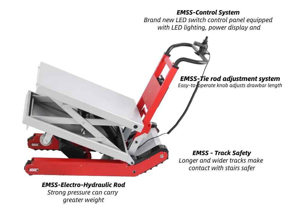 Climber Powered Climbers Electric Climbing Trolley Foldable Aluminum Staircase Crawler