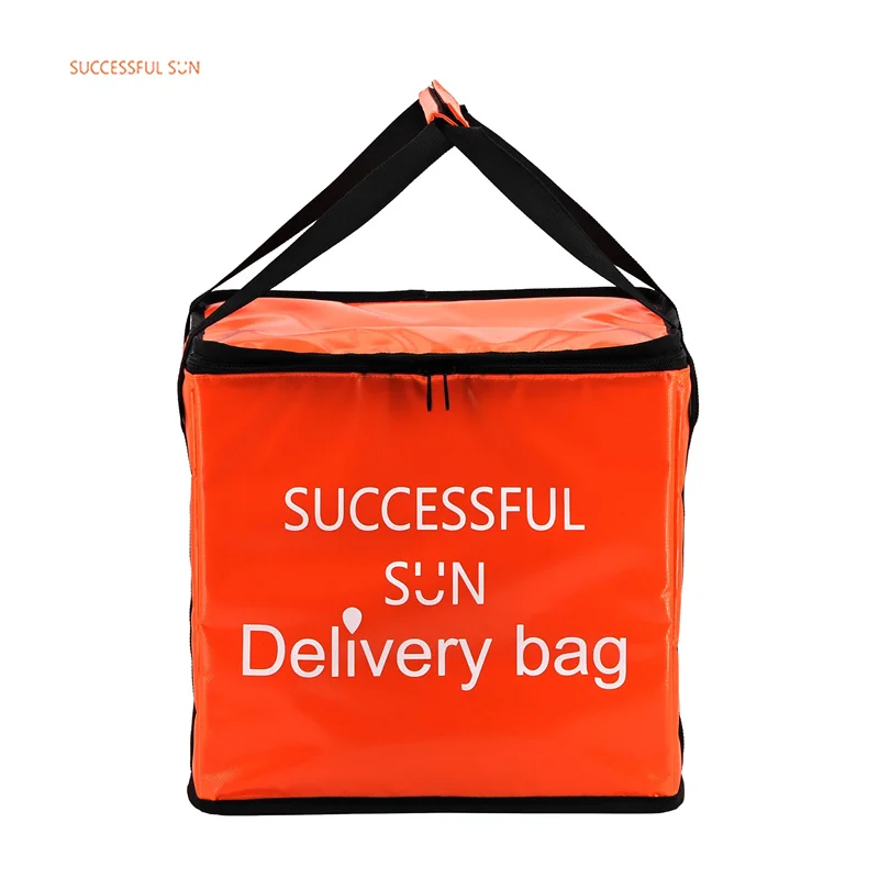 Wholesale Small Thermal Bag Waterproof Tarpaulin Top Opening Food Delivery Bag