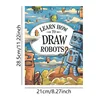 Libro da disegno per robot