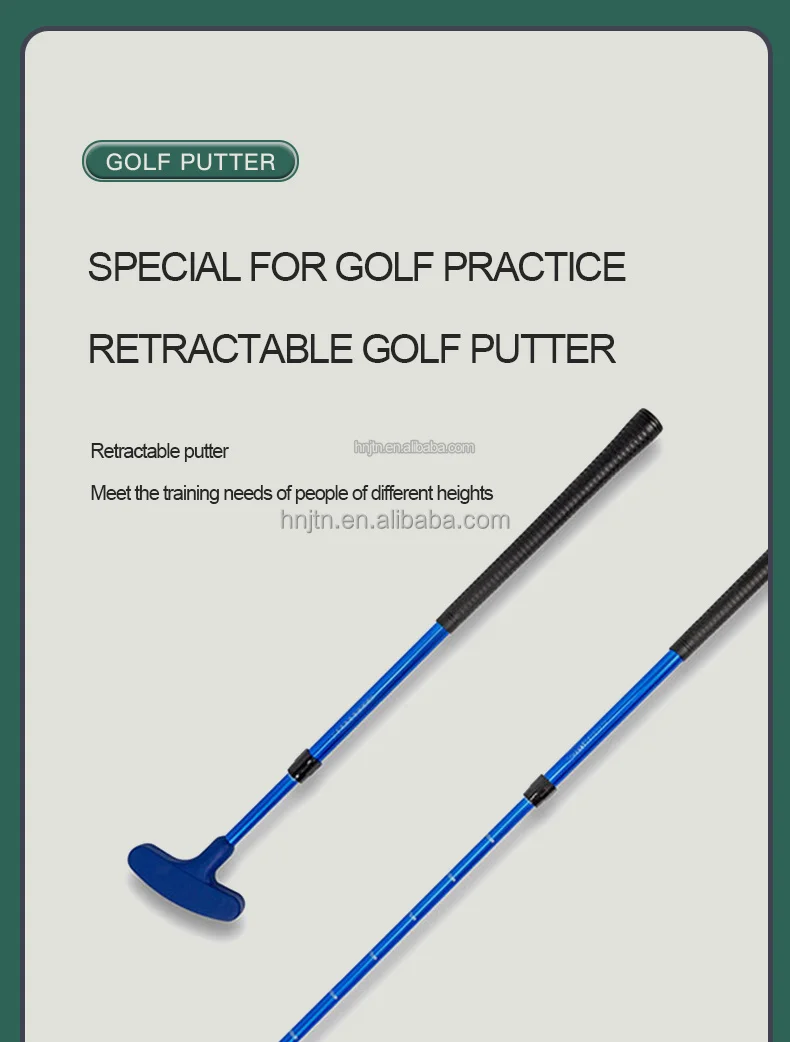 High Quality Universal Rubber Golf Club Putter Scalable Practice Putter