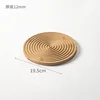 Placa circular corrugada, 19,5 cm