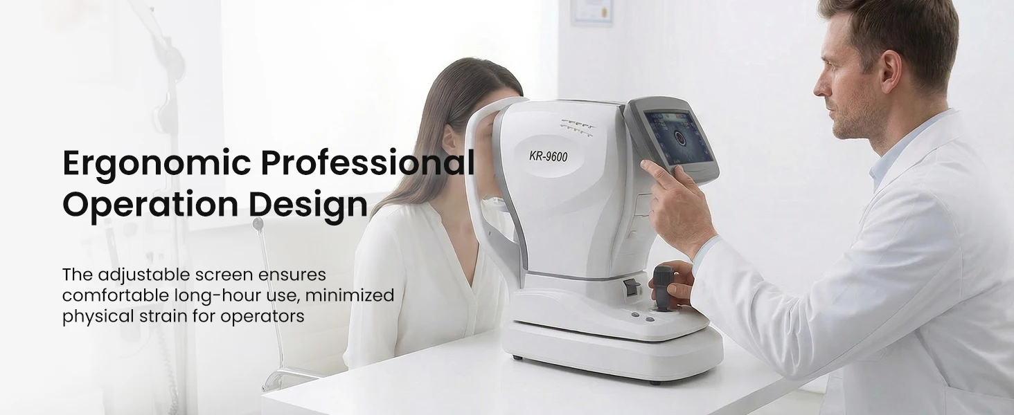 Ophthalmic Diagnostic Device KR-9600 Auto Ref Keratometer Autorefractometer Portable Optometry Examination Machine