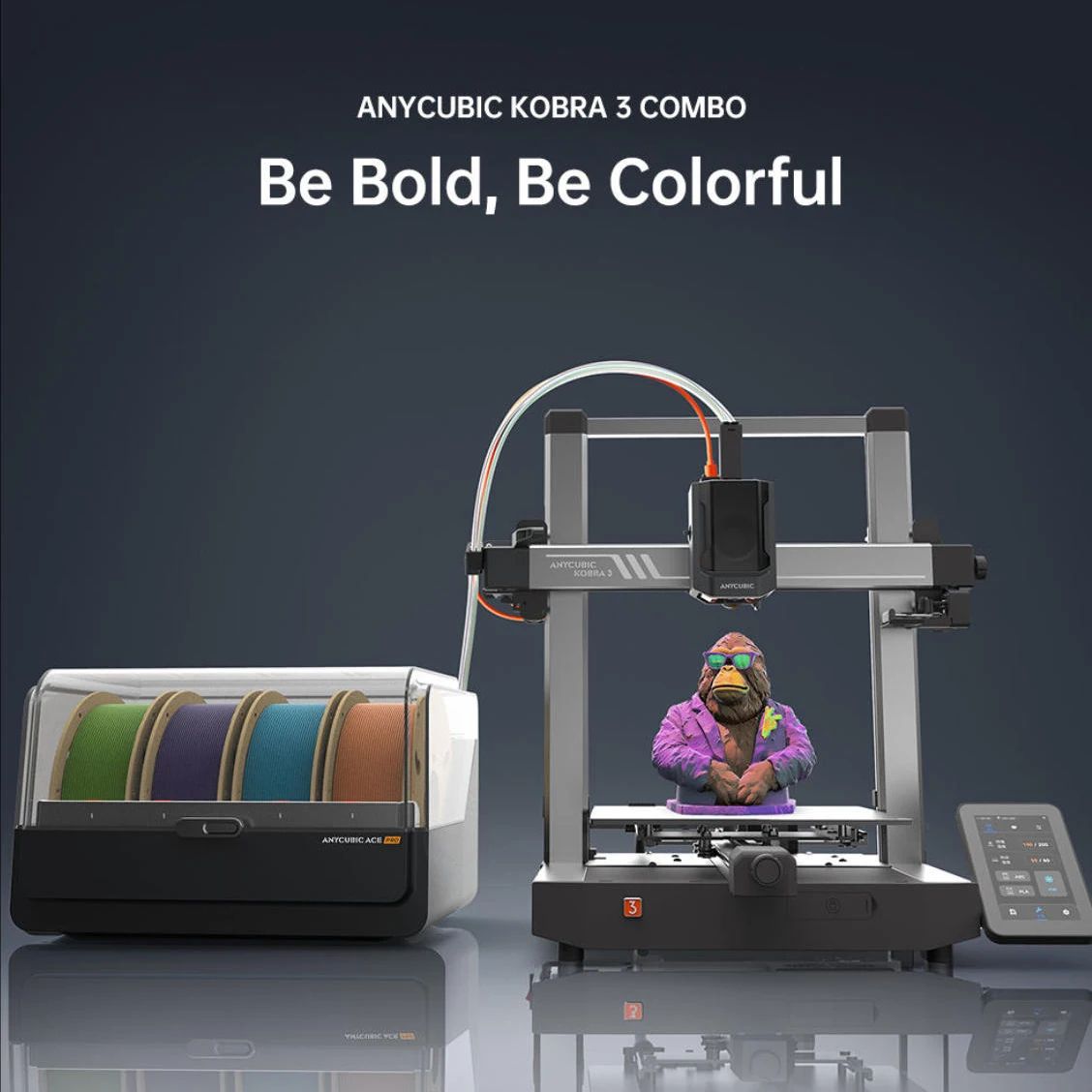 Anycubic Kobra 3 Combo - Multicolor 3D Printing Machine