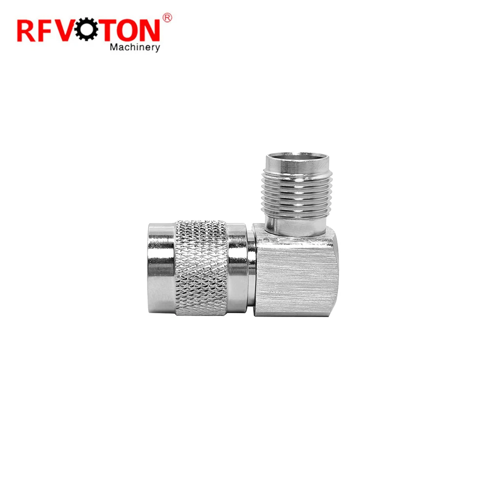 Factory Price Adaptor Tnc Female Jack Hembra to Tnc  Male Plug Right Angle RA 90 Degree Elbow Rf Coax Adaptor Coaxial Adapter