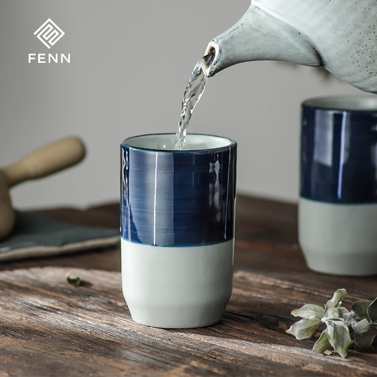 FENN hot selling  6/8oz coffee ceramic mugs ceramic cup with customized logo porcelain tea cup for gift