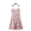 Cherry blossom pink sundress