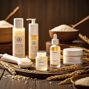 Christmas Kit Factory Low Price ODM Rice Extract Serum for Face Acne Treatment Day and Night Beauty Essence Skin Care Set