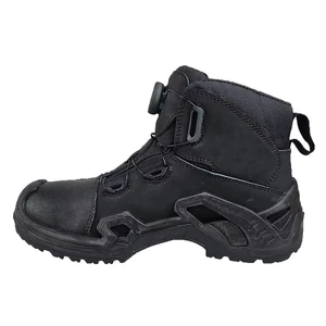 Wholesale Outdoor Shoes with Zipper Anti slip Hiking Shoes Lightweight Trail Shoes Nubuck Leather Hard Wearing Tactical Boots