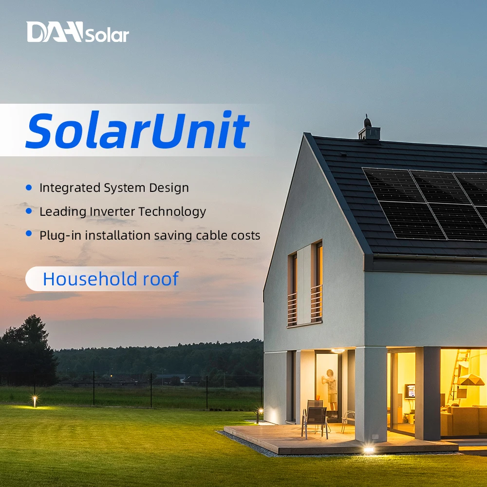 DAH Solar Micro Inverter SolarUnit SU920D 600w 800w 920w Micro Inverter with 10 Years Warranty