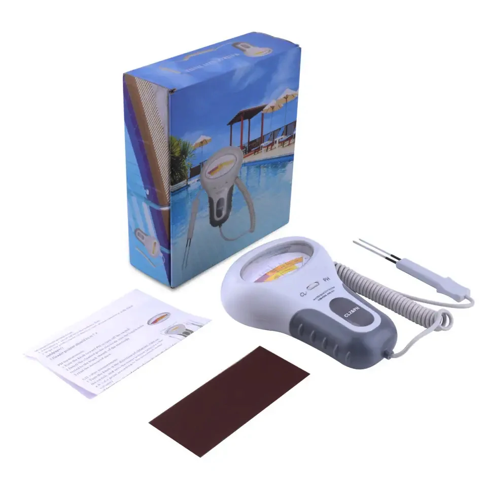 2 in 1 PH Chlorine Meter Tester PC-101 PH Tester Chlorine Water Quality Testing Device CL2 Measuring for Pool Aquarium