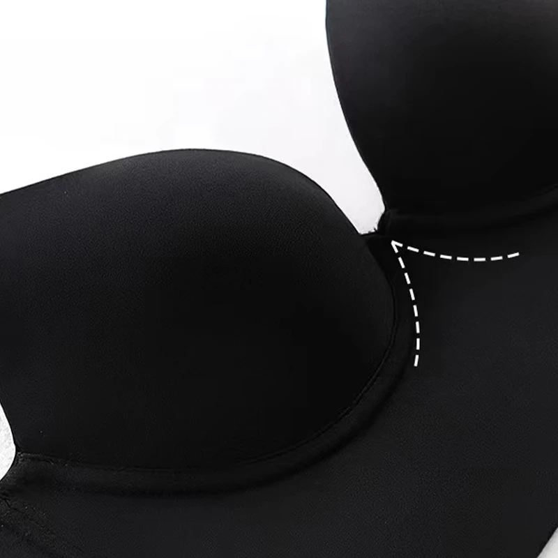 Ladies Deep U Shape Push up Backless Bra With Straps Underwire Low Cut Convertible Sexy Beautiful Low Back Bras Backless
