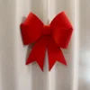 30cm Red bow
