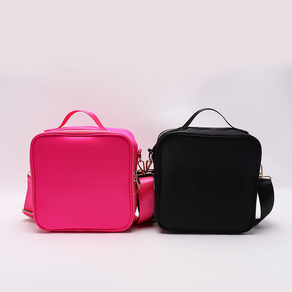 Keymay New Arrival Stock Rts 7 Colors Office Work School Picnic Beach Leakproof Cooler Tote Bag Freezable Lunch Box Cooler Lunch