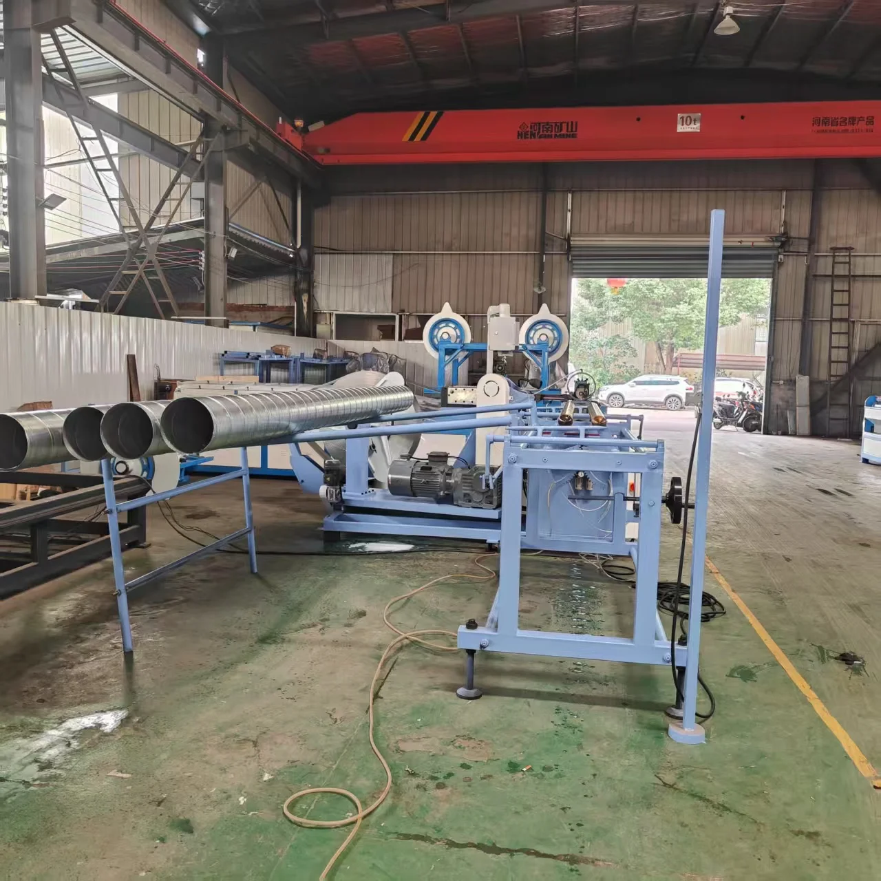 FENGTENG Full Automatic Complete Production Line Spiral Duct Making ...