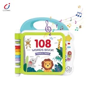 Chengji Kids Educational Language Learning Toys Sound Books bluetooth Cartoon Colorful English Sound Book Toy